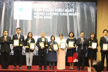 Đại diện 9 thương hiệu nhận Cúp Người dẫn đầu.