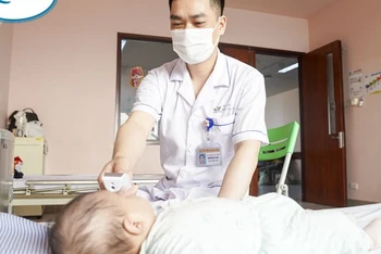 Bệnh nhi được điều trị kịp thời.