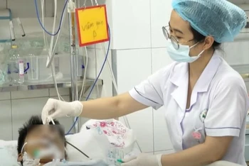 Bệnh nhân được điều trị tích cực.