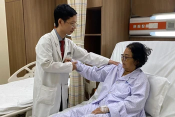 Bệnh nhân nhanh chóng bình phục sau mổ.