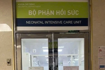 Ảnh trên trang facebook của chồng sản phụ Q.A.
