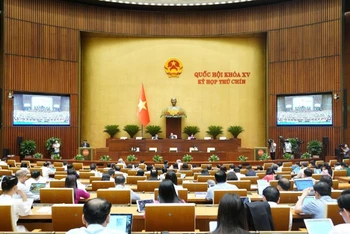 Kỳ họp thứ 9, Quốc hội khóa XV. (Ảnh: DUY LINH)