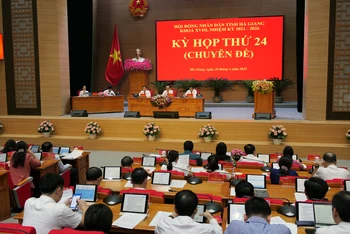 Hội đồng nhân dân tỉnh Hà Giang tổ chức kỳ họp thứ 24 (chuyên đề).