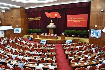 Hội nghị toàn quốc tổng kết 10 năm công tác phòng, chống tham nhũng, tiêu cực. (Ảnh: ĐĂNG KHOA)