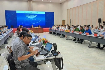 Quang cảnh buổi họp báo.