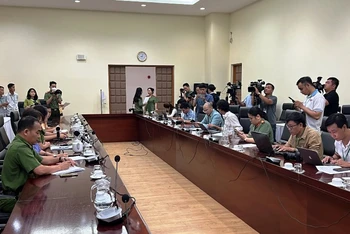 Công an Thành phố Hồ Chí Minh cung cấp thông tin tại buổi họp sáng 17/2.