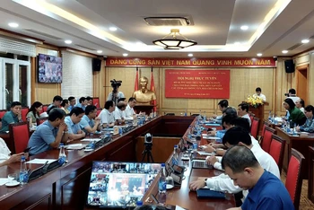 Quang cảnh hội nghị.
