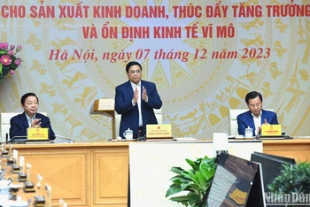 Thủ tướng Phạm Minh Chính dự và chủ trì hội nghị.