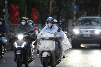 Khu vực Hà Nội có mưa, mưa nhỏ, trời rét đậm. (Ảnh minh họa)