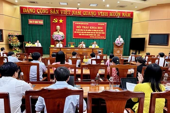 Quang cảnh buổi hội thảo