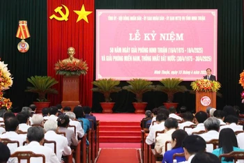 Quang cảnh buổi lễ.