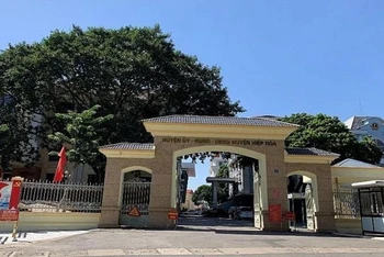 Trụ sở Huyện ủy -HĐND - UBND huyện Hiệp Hòa, Bắc Giang.