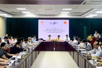 Quang cảnh cuộc hội thảo.
