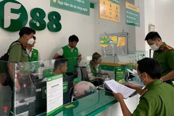 Phát hiện nhiều vi phạm tại các cơ sở F88 tại Bình Dương