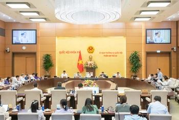 Quang cảnh phiên họp chiều 16/5. (Ảnh: DUY LINH)