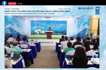 Toạ đàm “Quản trị và tài chính cho chuyển dịch năng lượng công bằng”.