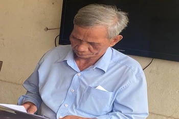 Bị can Trần Tấn Hùng.