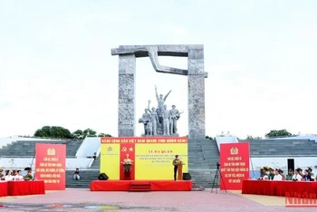 Quang cảnh buổi lễ.