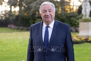 Chủ tịch Thượng viện Cộng hòa Pháp Gérard Larcher. (Ảnh: TTXVN)