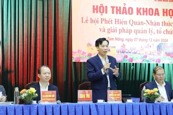 Giám đốc Sở Văn hóa, Thể thao và Du lịch Phú Thọ Nguyễn Đắc Thủy mong muốn phần cướp phết trong lễ hội Phết Hiền Quan sớm được tổ chức một cách bài bản, khoa học.