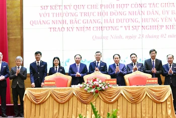 Lãnh đạo Kiểm toán Nhà nước và các địa phương ký kết Quy chế phối hợp công tác.