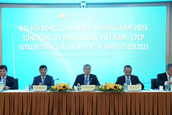 Quang cảnh Đại hội cổ đông Vietnam Airlines.
