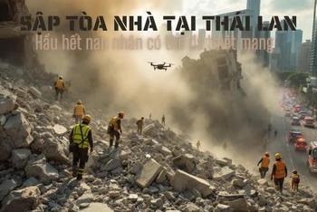 [Video] Sập tòa nhà tại Thái Lan: Hầu hết nạn nhân có thể đã thiệt mạng 