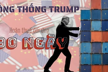 [Video] Tổng thống Mỹ Trump tạm dừng thuế đối ứng 90 ngày, mở đường cho đàm phán