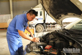 Tính tới ngày 13/3, tại Hà Nội đã có thêm 5 trung tâm đăng kiểm hoạt động trở lại. (Ảnh: Thành Đạt)