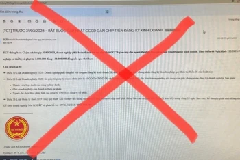 Nội dung email giả mạo gửi đến người nộp thuế.