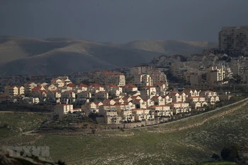 Khu định cư Maale Adumim của Israel ở Bờ Tây ngày 25/2/2020. (Nguồn: AFP/TTXVN)