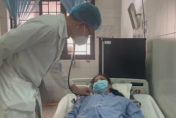 Sau 9 giờ phẫu thuật bệnh nhân nhân T.X.Đ đã ổn định.