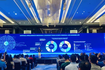 Ông Lê Bá Tân, Giám đốc Viettel IDC: “Quy mô thị trường trung tâm dữ liệu Việt Nam đang ở giai đoạn tăng trưởng tương đối cao”.