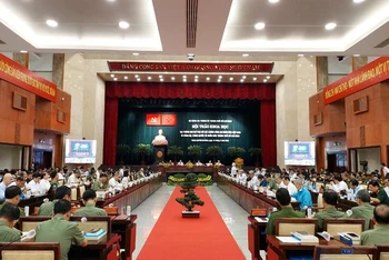 Quang cảnh buổi hội thảo.