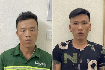 Hai đối tượng đang bị tạm giữ hình sự về hành vi “Tổ chức cho người khác trốn đi nước ngoài”.