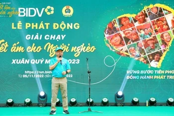 Lễ phát động Giải chạy thiện nguyện online “BIDVRUN - Tết ấm cho người nghèo Xuân Quý Mão 2023”.