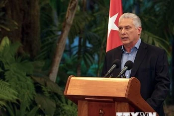 Chủ tịch Cuba Miguel Diaz-Canel. (Ảnh: AFP/TTXVN)
