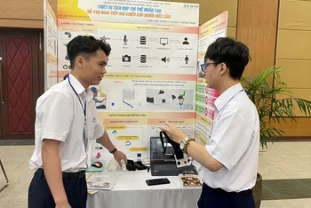 Dự án của các thí sinh tham gia cuộc thi khoa học kỹ thuật dành cho học sinh trung học năm học 2022-2023.