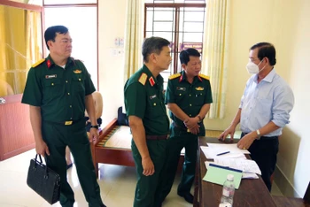 Đoàn công tác kiểm tra phúc tra sức khỏe thanh niên tại thành phố Sóc Trăng.