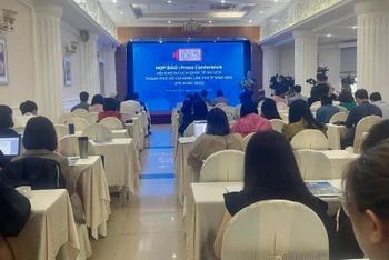 Toàn cảnh họp báo ITE HCMC 2023.