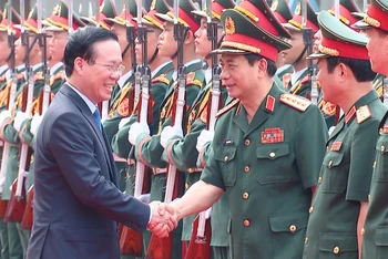 Chủ tịch nước Võ Văn Thưởng làm việc với Cục Cứu hộ-Cứu nạn Văn phòng Ban Chỉ đạo phòng thủ dân sự quốc gia, Văn phòng Ủy ban Quốc gia ứng phó sự cố, thiên tai và tìm kiếm cứu nạn.