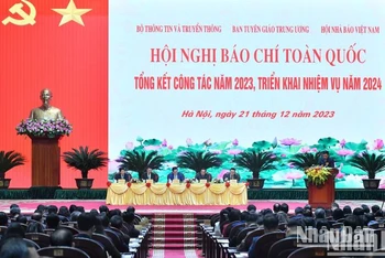 Hội nghị Báo chí toàn quốc tổng kết công tác năm 2023, triển khai nhiệm vụ năm 2024.