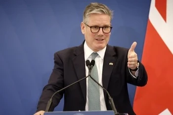 Thủ tướng Anh Keir Starmer phát biểu họp báo ngày 16/9/2024. (Ảnh: THX/TTXVN)