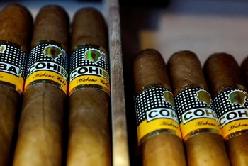Thương hiệu xì gà Cohiba. (Ảnh: Reuters)
