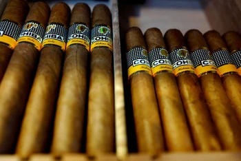 Xì gà Cohiba. (Ảnh: Reuters)