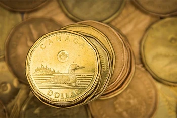 Đồng dollar Canada. (Ảnh: Reuters)