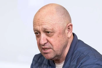 Người đứng đầu tập đoàn quân sự tư nhân Wagner, ông Yevgeny Prigozhin. (Ảnh: TASS)