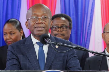 Thủ tướng lâm thời của Haiti, ông Michel Patrick Boisvert. (Ảnh: Reuters)