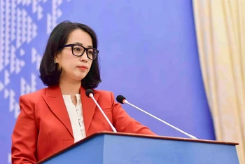 Người phát ngôn Bộ Ngoại giao Việt Nam Phạm Thu Hằng. (Ảnh: Bộ Ngoại giao)