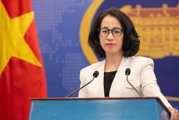 Người phát ngôn Bộ Ngoại giao Việt Nam Phạm Thu Hằng. (Ảnh: Bộ Ngoại giao Việt Nam)